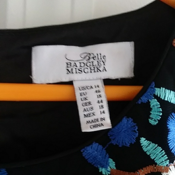 Belle Badgley Mischka long sleeve mini dress - Picture 4 of 6